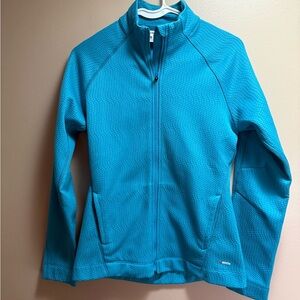 Salomon ACTI-THERM Teal Full‎ Zip Midlayer Jacket Women’s XS